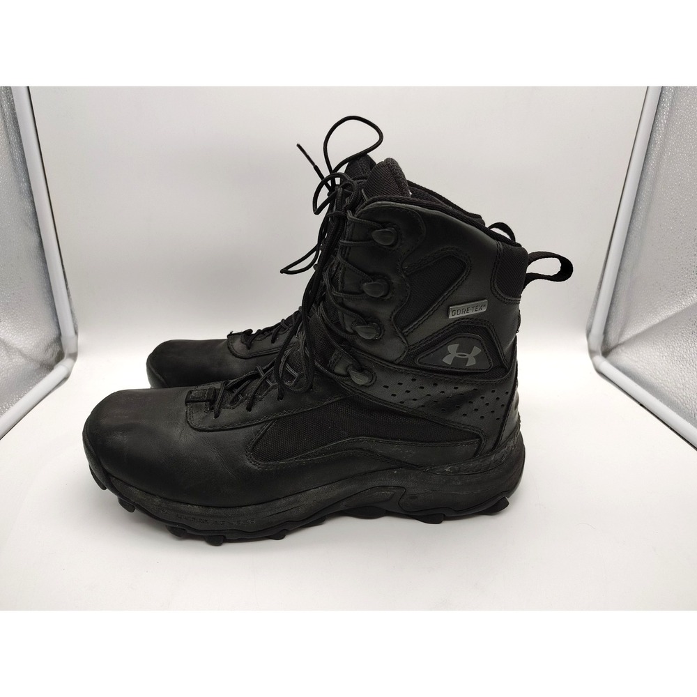 Under Armour Black Speed Freek Goretex Boots Hiking Tactical Mens Size 12